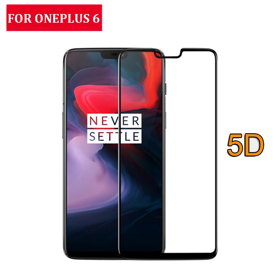 5D стекло для OnePlus 6 закаленное One Plus 8 Pro 7 7T защитная пленка 3D изогнутая полная