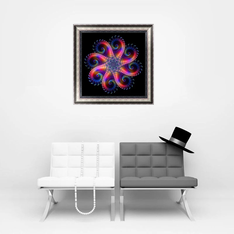 Diamond Painting Dream Flower Diy Bedroom Living Room Background Decorative Rhinestone Abstract Canvas Art Home Decor | Дом и сад
