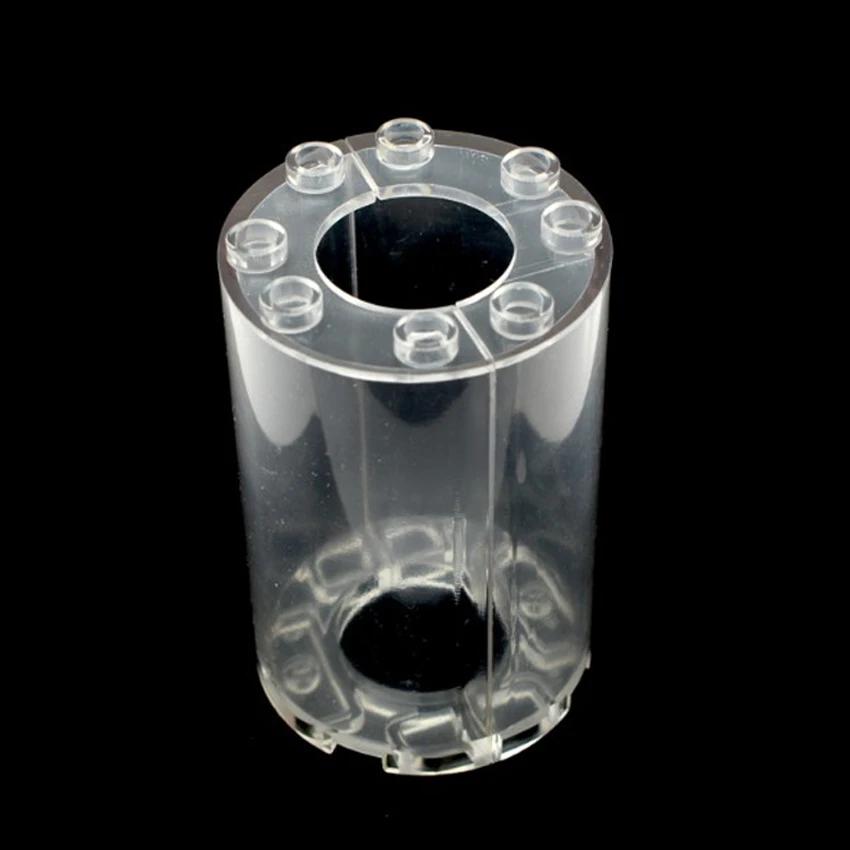 Прозрачный цилиндр Smartable 2x4x5, строительные блоки MOC, детали, игрушки для детей, совместимы со всеми брендами 85941, городская игрушка 10 шт./лот Прозрачный цилиндр Smartable 2x4x5, строительные блоки MOC, детали, игрушки для детей, совместимы со всеми брендами 85941, городская игрушка 10 шт./лот