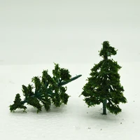 34579cm green color railroad layout architectural model making materials scale plastic model tree