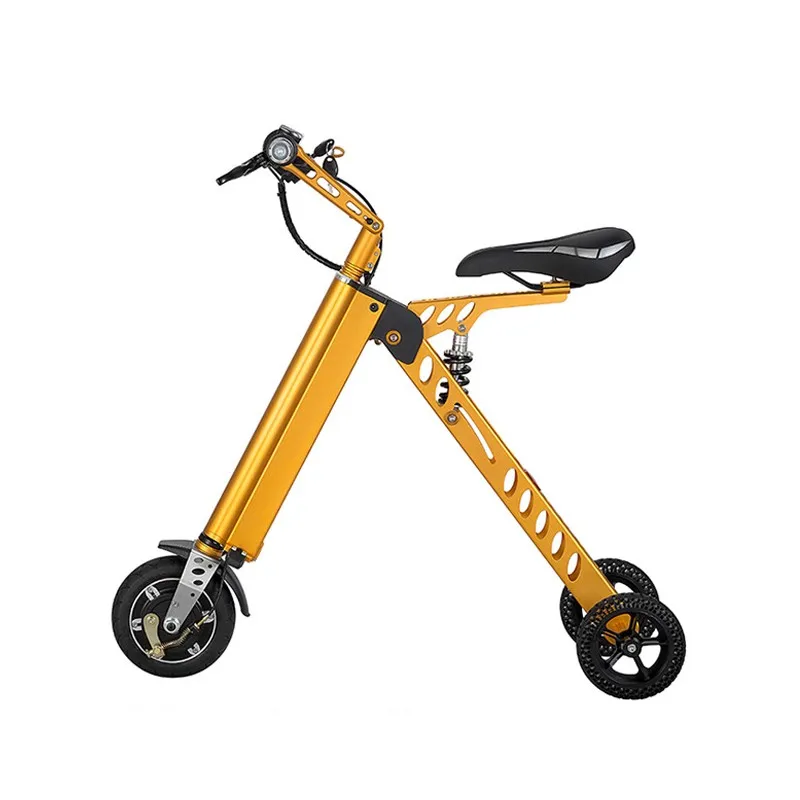 Электрический велосипед 3 колеса электрический скутер Ebike 36 V 300 W мини складной +