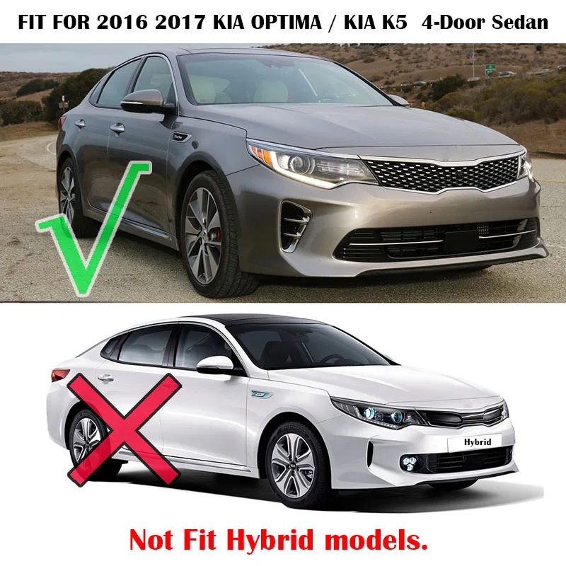 Для Kia Optima 2016 2017 JF седан передние и задние формованные Автомобильные Брызговики