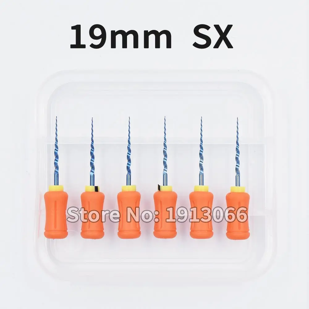 19MM SX Стоматологический инструмент для отбеливания зубов, пилки для рук, Эндо, роторные эндодонтические пилки 25 мм, зубные пилки для Эндо, SX-F3, ПроТейпер - Цвет: 19MM SX