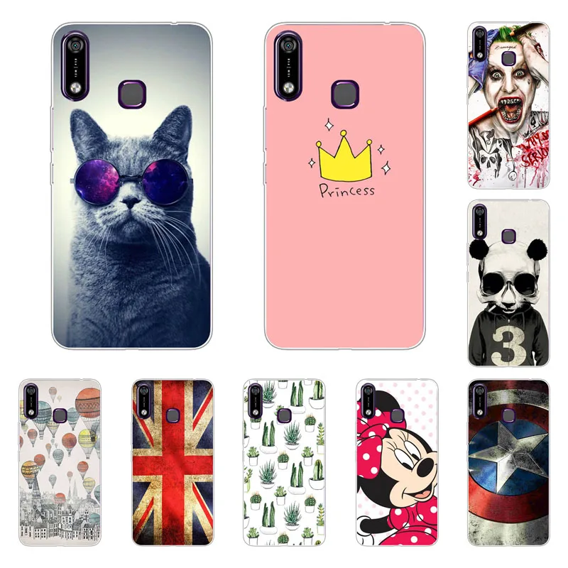 Infinix Hot 7 X624 Case Silicon Fashion Cartoon Painting Soft TPU Back Cover for Hot7 X624B protect Phone bags |