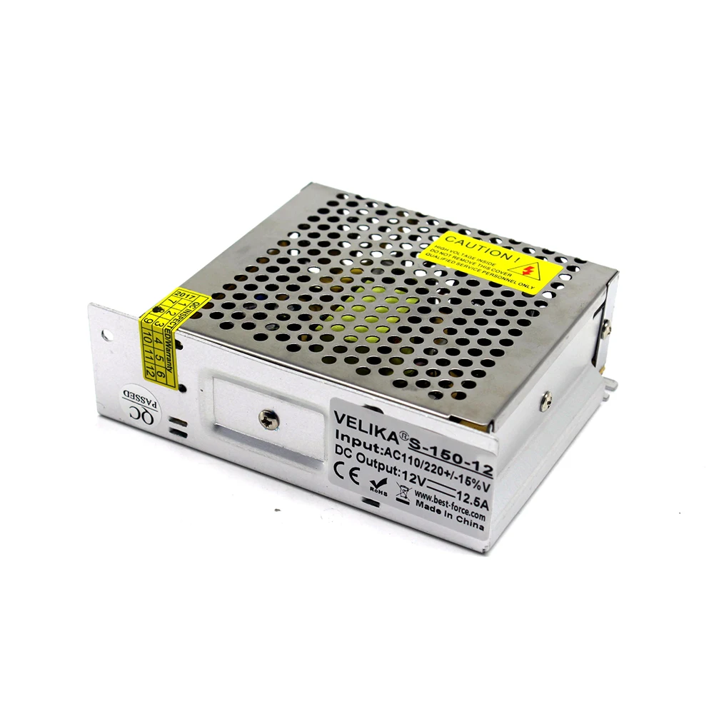 Импульсный источник питания для светодиодных лент 12 В 150 А 110 Вт|switch power|switching power