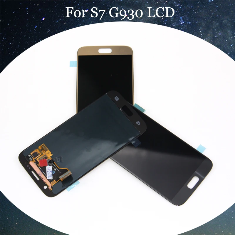 Для samsung S7 G930 G930F SM-G930F SUPER AMOLED ЖК-дисплей с сенсорным экраном дигитайзер сборка Замена