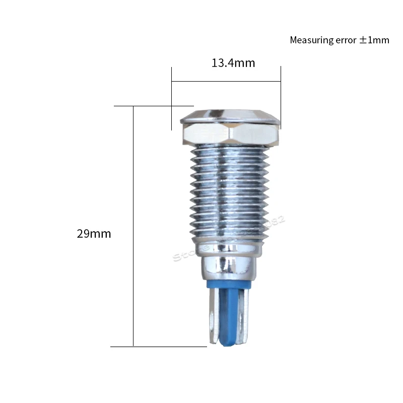 Светодиодный металлический индикатор 10 мм 12 В 24 220 В|indicator light|signal lamp220v led indicator |