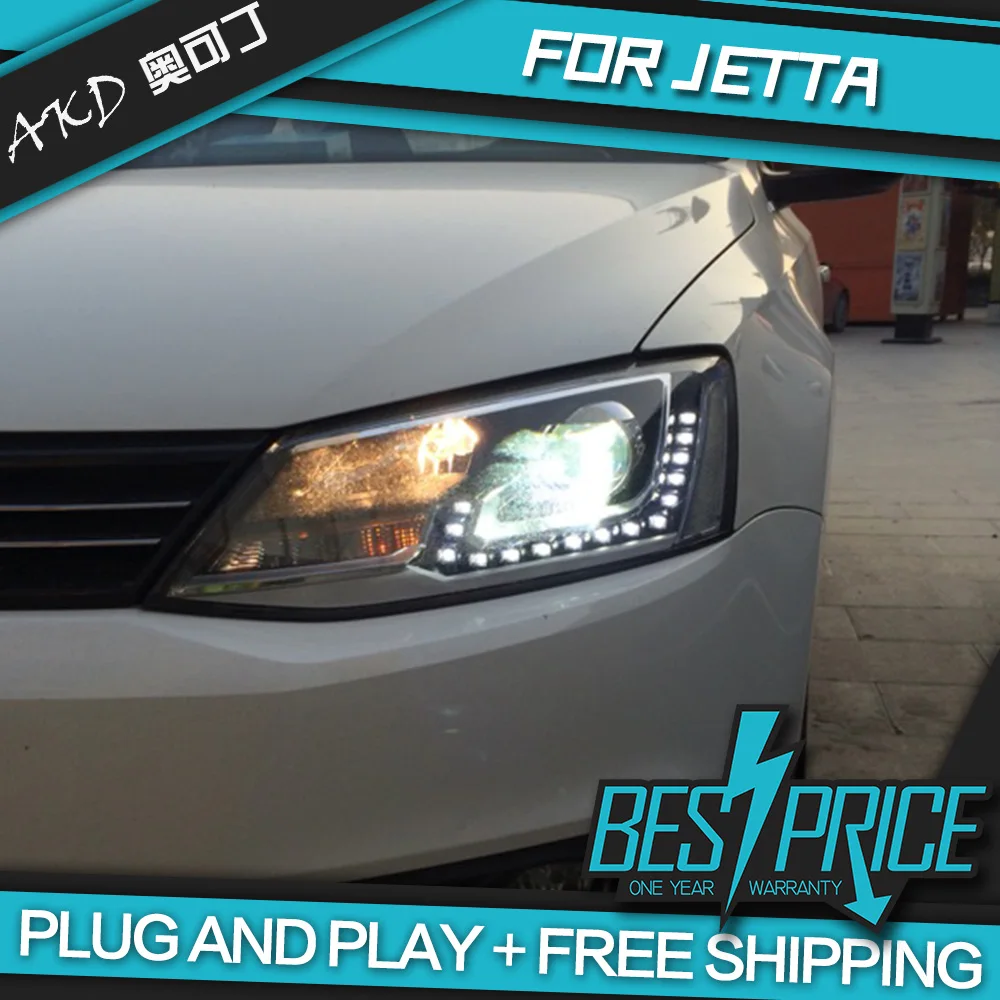 Автомобильный Стайлинг для VW Jetta MK6 фары 2012 2018 светодиодный задний фонарь DRL