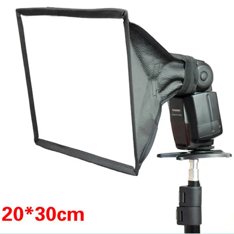 20 см x 30 фотовспышка Speedlite Универсальный складной Диффузор софтбокс Мягкая