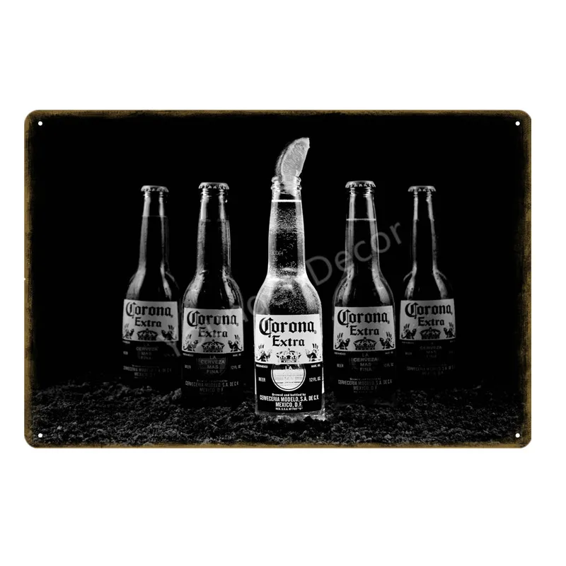 Corona Экстра пивной Плакат Металлические оловянные вывески Ретро наклейки на стену для бара паба кафе украшения художественная доска винтажный домашний декор YD050 - Цвет: YD1137D