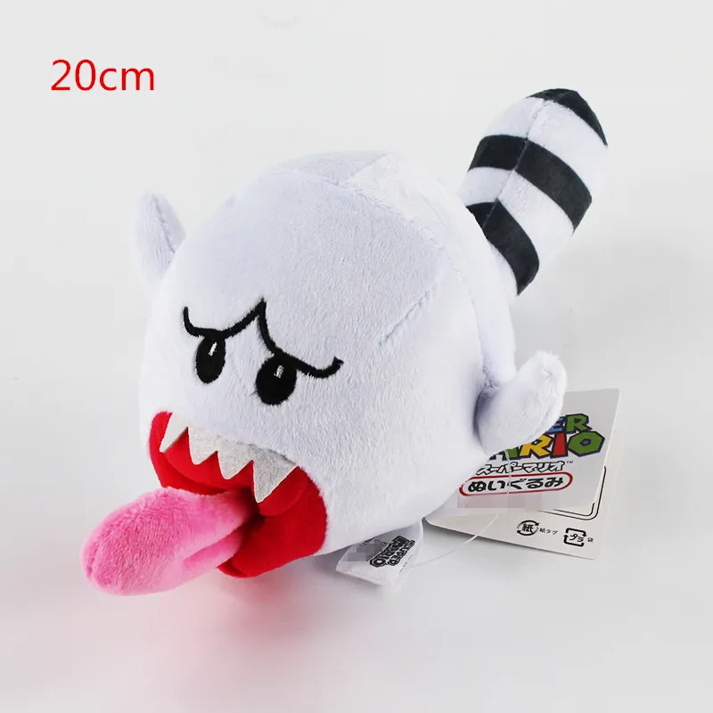 have tail 20cm 8-21 см Супер Марио Bros игра милые Goomba плюшевые куклы игрушки Луиджи Марио приведение бу троопа черепаха бомба мягкая для детей - Цвет: have tail 20cm