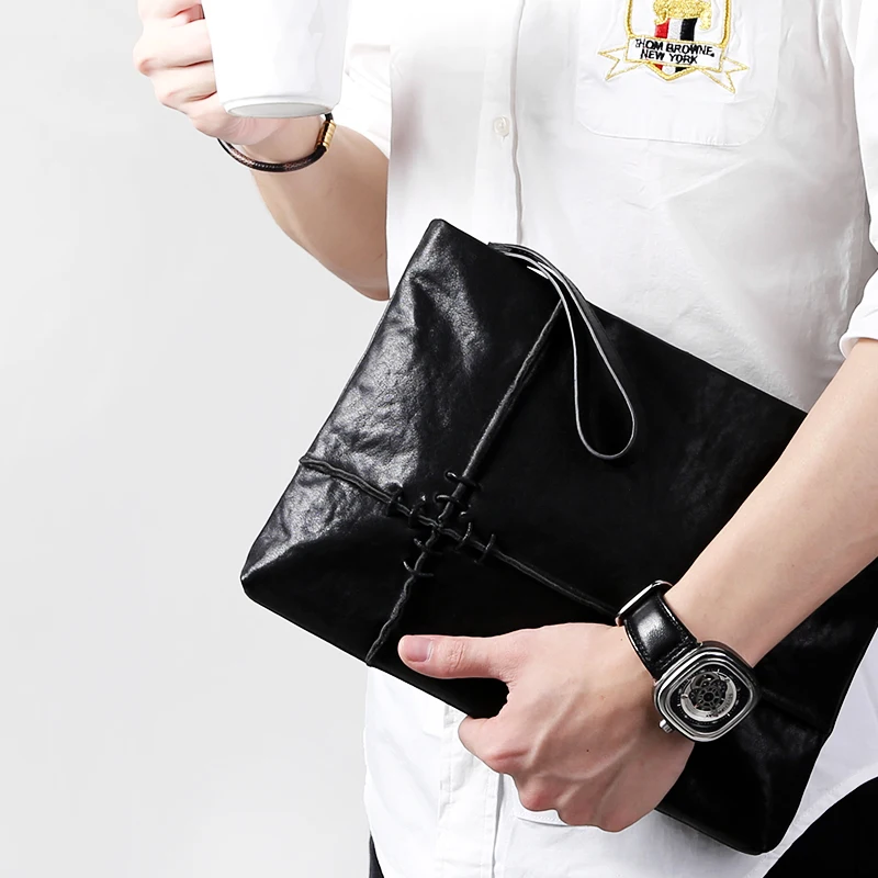 Новые модные мужские кошельки в повседневном стиле из натуральной кожи тонкий