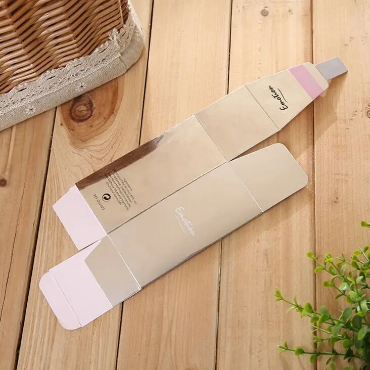 Картонная коробка для флакона духов плоские упаковочные коробки маленькие