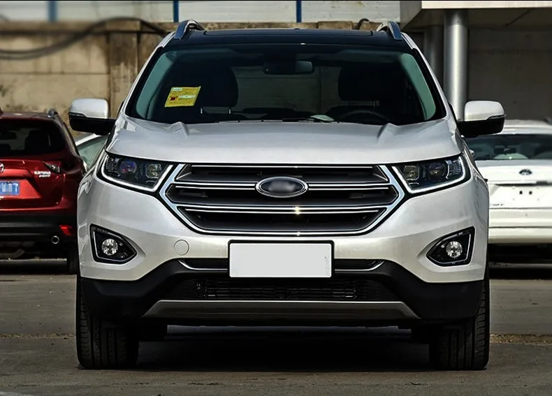D-YL автомобильный Стайлинг для Ford Edge фары край светодиодный фары DRL дневные ходовые огни Bi-Xenon HID