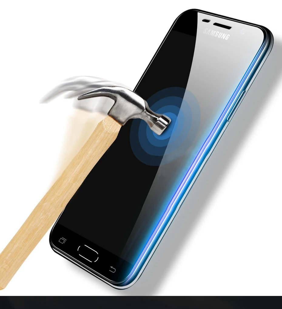3 предмета в комплекте закаленное Стекло для samsung Galaxy A7 A9 A5 J6 A6 A8 J4 Plus Экран защитная пленка 9H 2.5D Стекло пленка на samsung J6