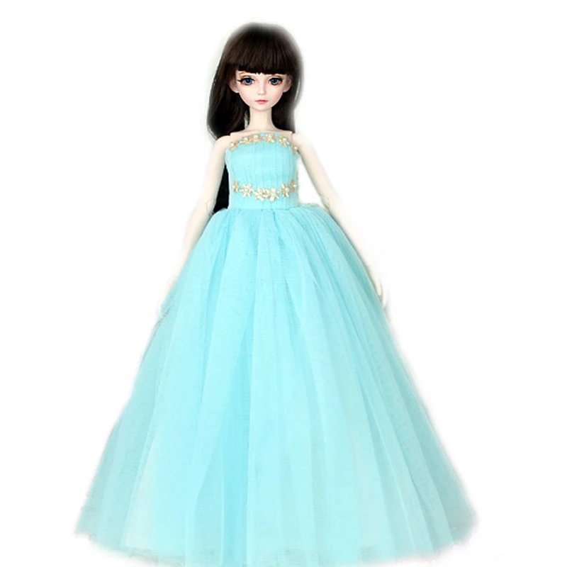 

[wamami] 400# Blue Tube Top Dress/Wedding Dress For 1/3 SD DOD AOD DZ BJD Doll