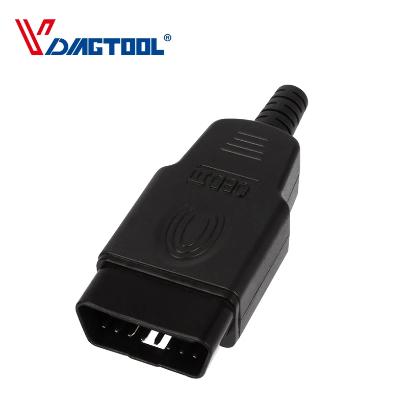 obd2 16pin Adaptor Автомобильный диагностический инструмент OBD штекер OBD2 16Pin разъем адаптер OBD II OBDII разъем J1962 OBD2 разъем - Цвет: obd2 16pin Adaptor