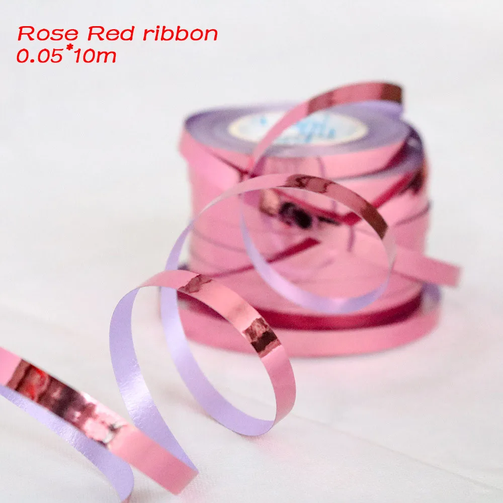 1pc Rose Red Ribbon Радуга Микки Маус тематическая вечеринка на день рождения украшения детская посуда воздушные шары салфетка бумажная тарелка чашка детский душ вечерние принадлежности - Цвет: 1pc Rose Red Ribbon