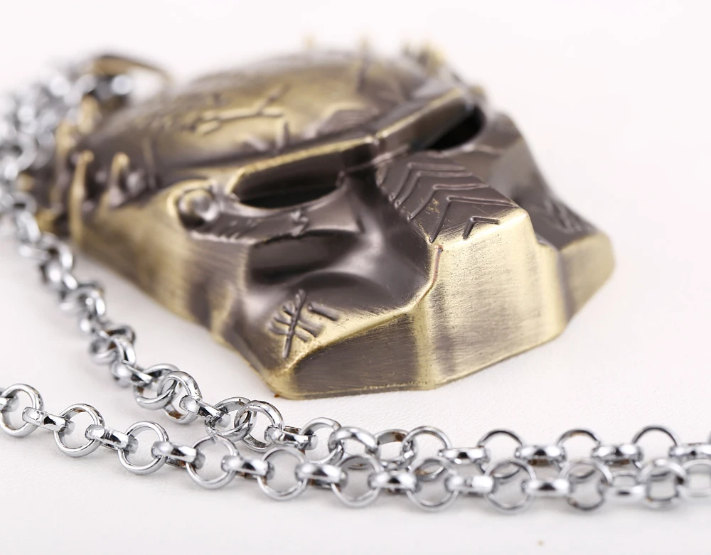 J Store аниме AVP инопланетянин Хищник ужас робот голова искусственная цепь