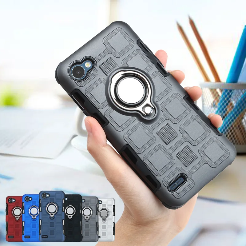 Для LG K8 K10 2018 Чехлы Q Stylo 4 чехол TPU + PC сильные гибридные для мобильных телефонов Q6 Plus