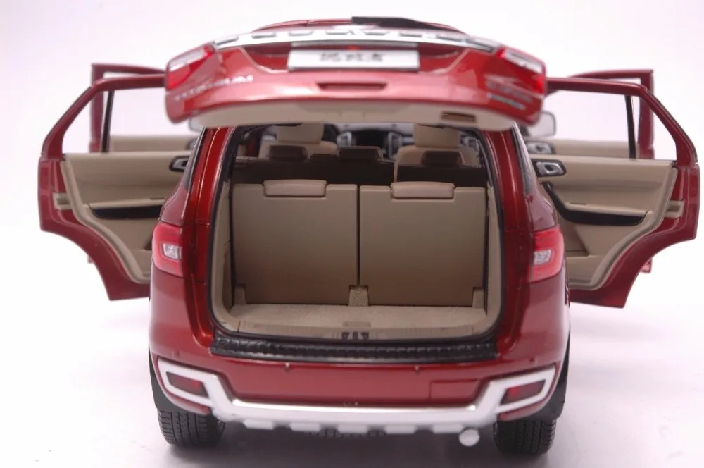 1:18 литая модель для Ford Everest Endeavour красный внедорожник сплав игрушечный автомобиль миниатюрная коллекция Подарочная форма Ranger