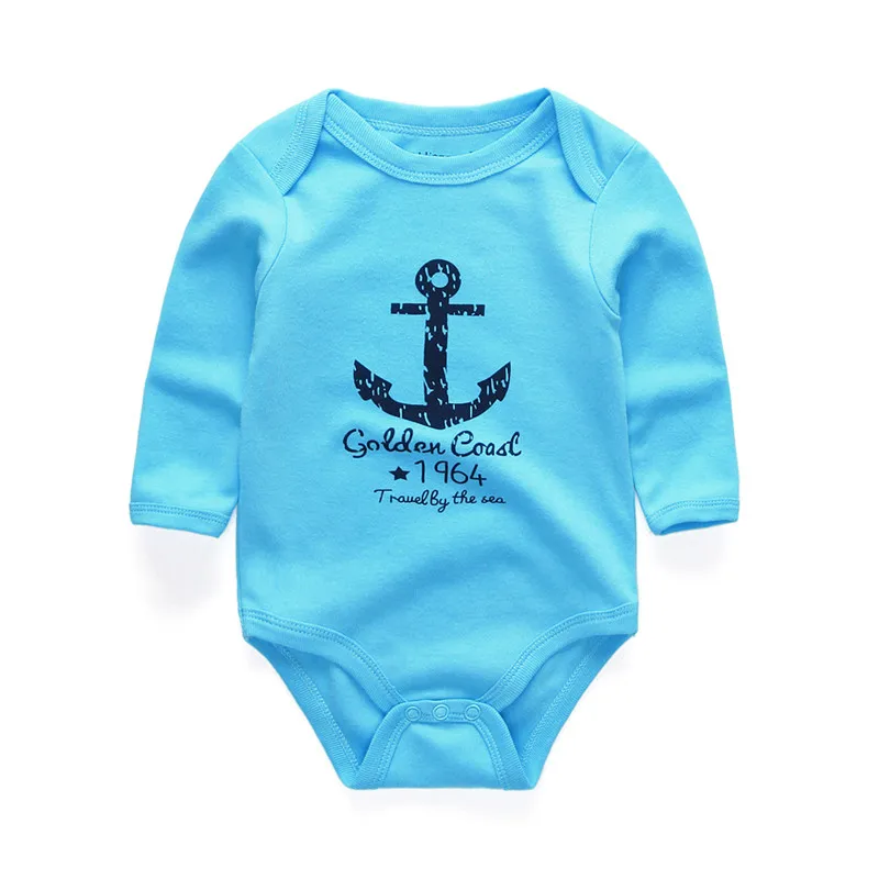 Baby boy romper 2018 newborn baby clothing cotton long sleeves body suits O-neck cartoon dog infant clothes |