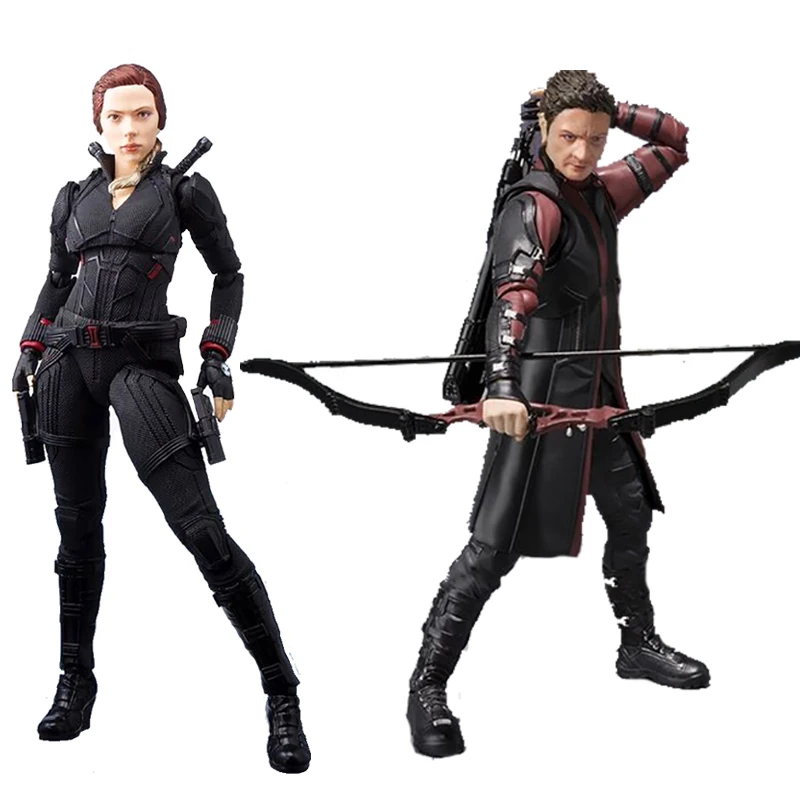

SHF Black Widow Figure Hawkeye Action Figure Toys Doll for Gift