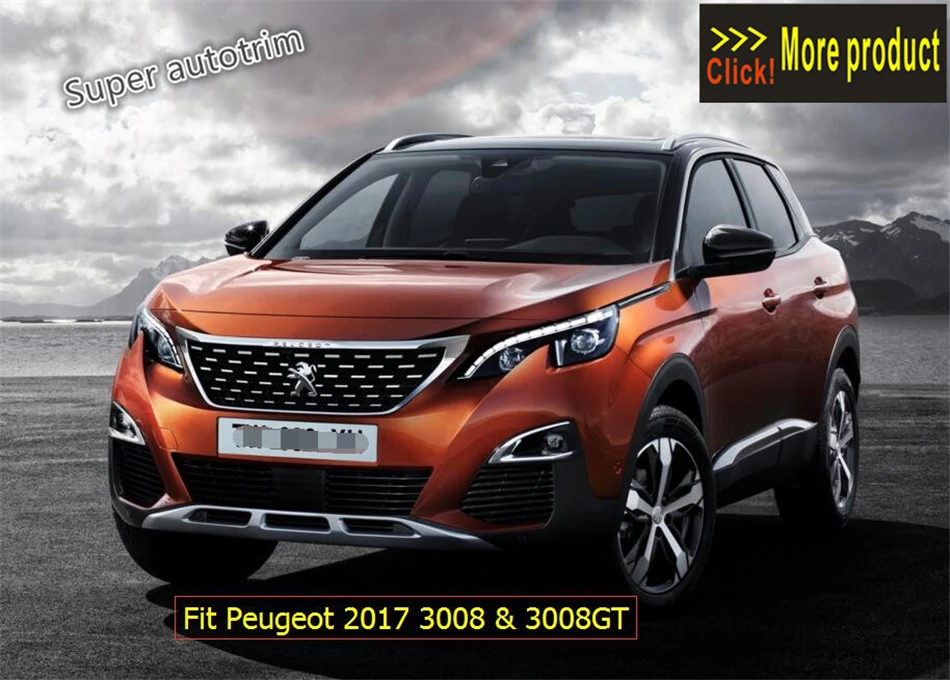 

Lapetus Front And Rear Mud Guard Mudguards Splash Flaps Cover Accessories Exterior Trim For Peugeot 3008 3008GT 2017 - 2021