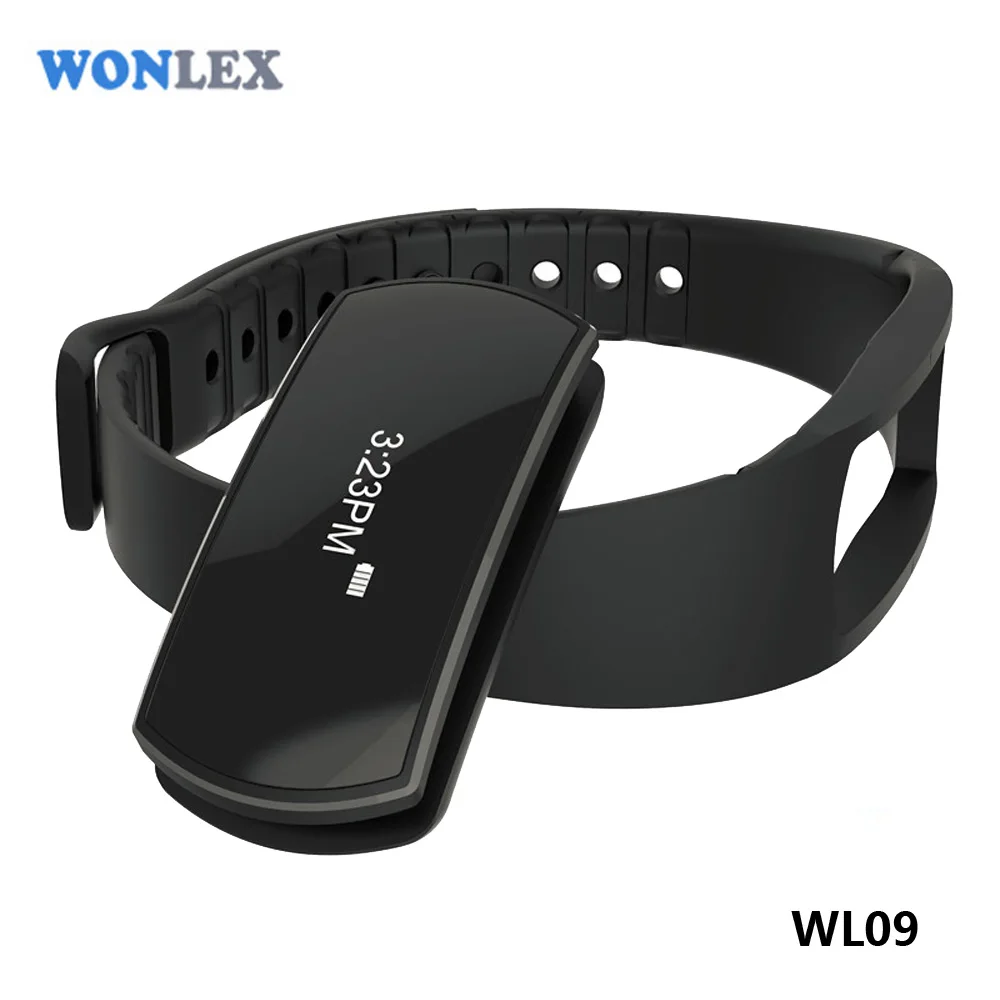 Wonlex WL09 Bluetooth браслет IP67 Водонепроницаемый телефонах Android для IOS Фитнес 0 86 OLED