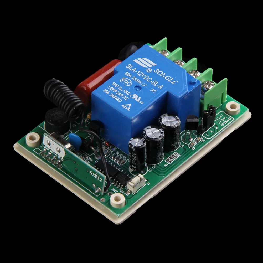 Практичный приемник переменного тока 220 в 30 А 1 канал 2 кнопки дистанционное