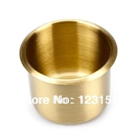 ta 019 professional high quality brass casino drop in cup holder for poker tables