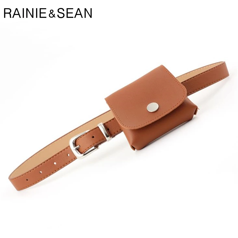 Поясная Сумка RAINIE SEAN Fanny для женщин повседневный Дамский ремень из искусственной