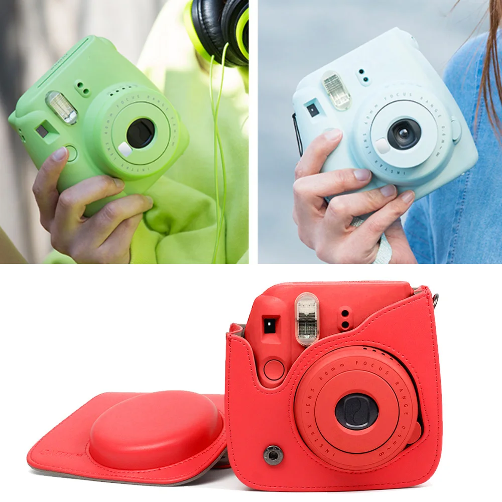 Чехол сумочка Besegad из искусственной кожи защитный чехол для Polaroid Fujifilm Instax Mini 9 Mini9