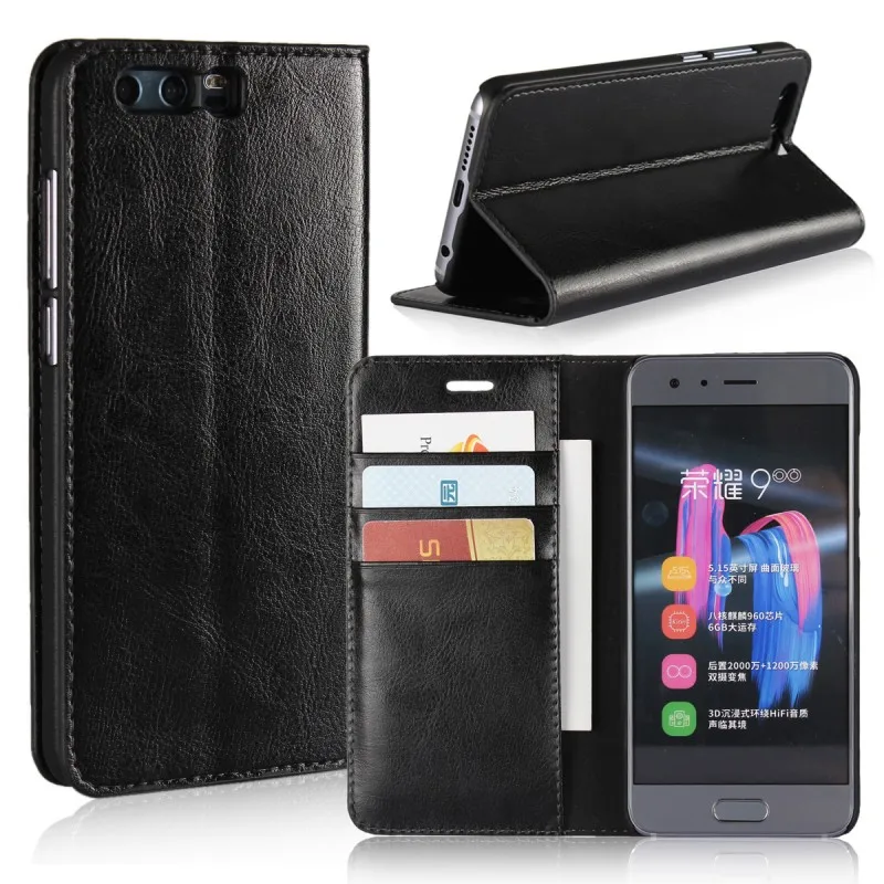 Flip Cases For Huawei Honor 9 Honor9 Leather Wallet Case Cover Etui Hoesje Coque Funda Capinha Carcasa Capa Card Slot TV Stand | Мобильные