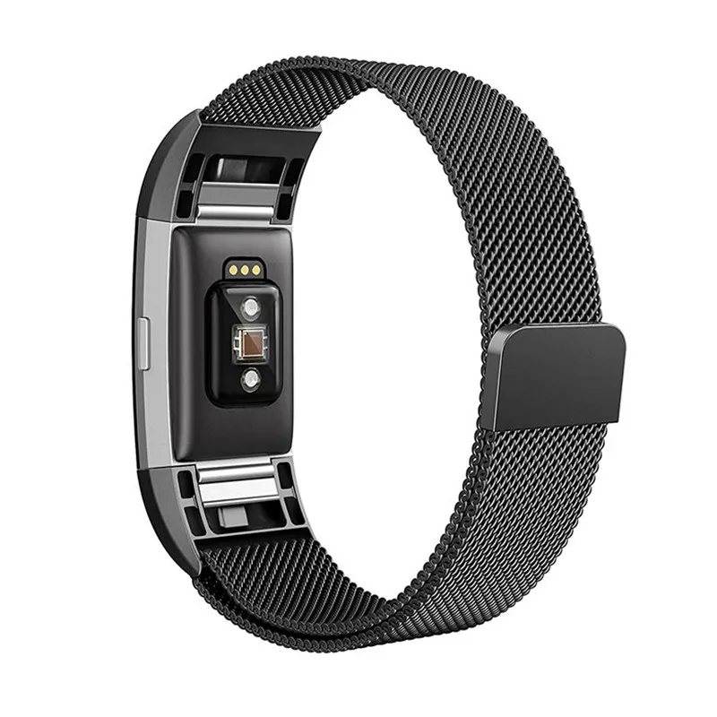 Миланская петля для Fitbit Charge 2 Hr ремешок замена наручный браслет из нержавеющей