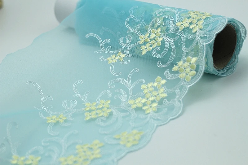 MLAEY 2Yards green Exquisite Lace Trim High Quality Fabric DIY Craft&ampSewing Dress Clothing Accessories | Дом и сад