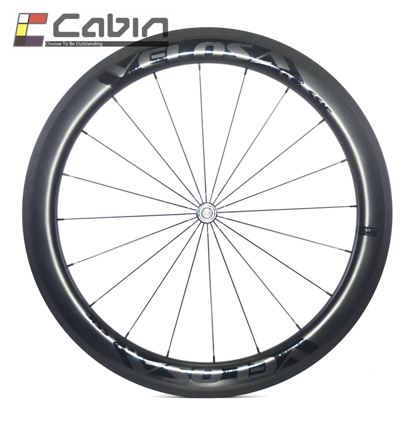 Velosa super sprint 60 bike carbon front wheel 700C 60mm clincher/tubular road ONLY |
