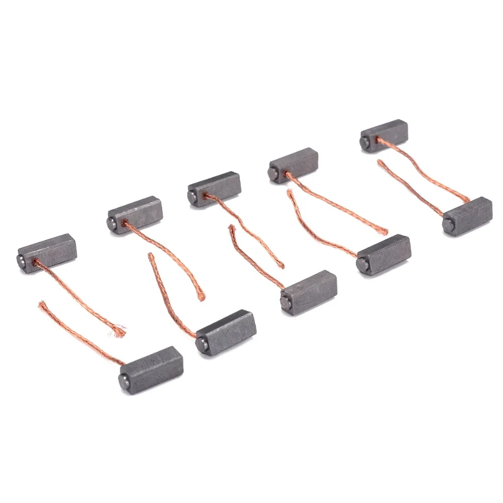 Набор сменных угольных щеток 5x6x14 мм, 10 шт.