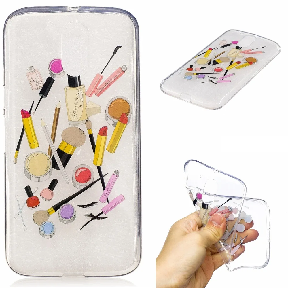 Мороженое панда ананас кошка перо печать помада девушка роспись кремния ТПУ