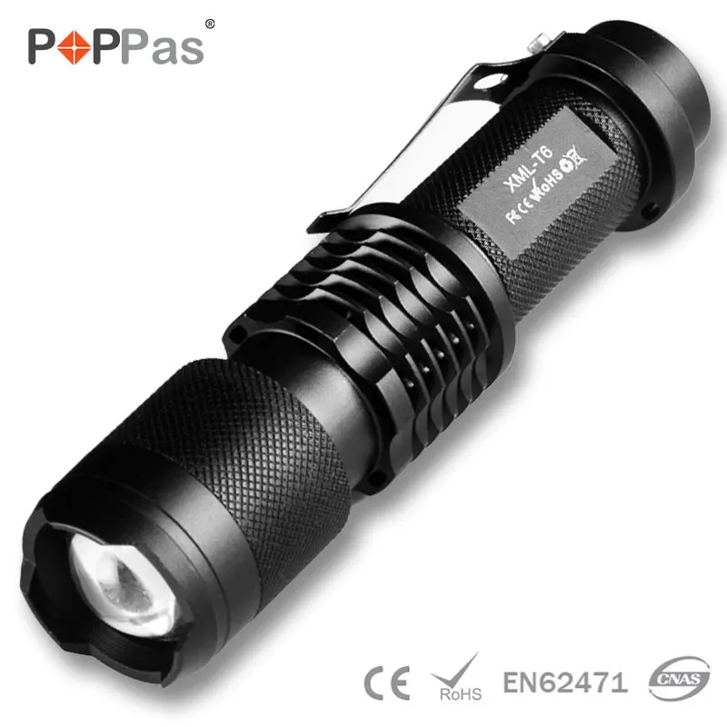 Poppas Увеличить CREE XML T6 L2 фонарик светодиодный 5 Режим влагозащищенный|l2 flashlight|led