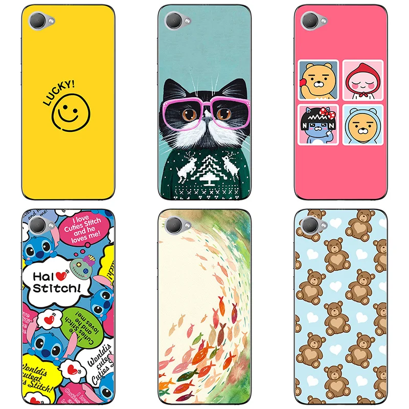 For HTC Desire 12 Case Hard Plastic Back Cover Cases Painting Abstract Coque Patterned Shell Skin |