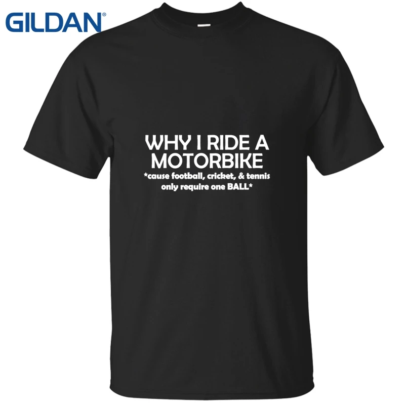 Natural Ali T Shirts Fit Why I Ride A Motorbiker Bikerr Gray Tees Male Euro Size O Neck 100% Cotton | Мужская одежда