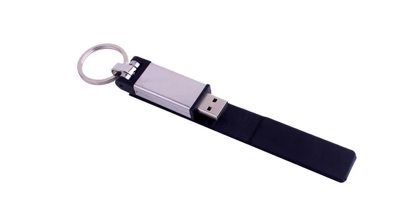 Логотип Jaster Кожа usb с металлическим брелком USB флэш-накопитель Флешка 4 ГБ 8 ГБ 16 ГБ 32 ГБ 64 Гб карта памяти