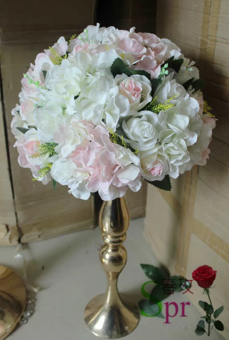 SPR Новинка! светло розовые Искусственные цветы центральный столик для свадебного