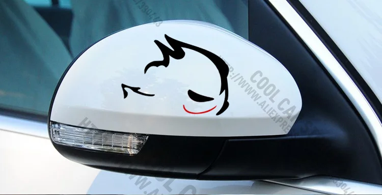 1 пара злой Кролик GTI MTM Зеркало заднего вида Наклейка для автомобиля Стайлинг VW