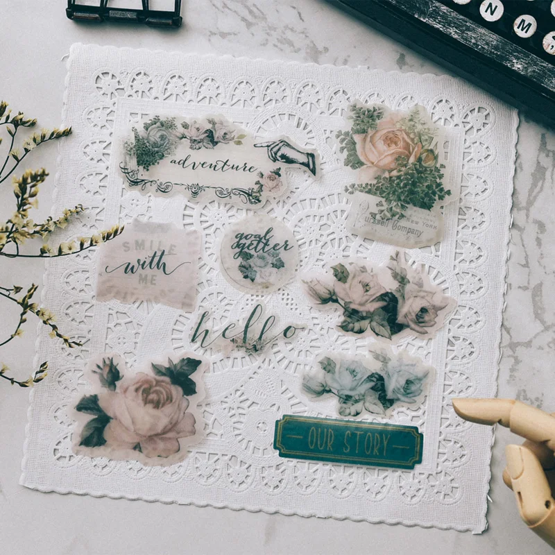 45 шт. бумажные стикеры в стиле ретро для скрапбукинга проектов сделай сам