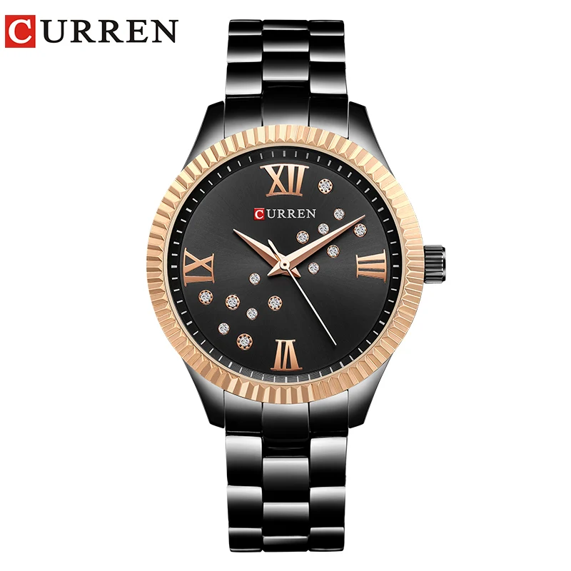 CURREN наручные часы для женщин Роскошные Кварцевые montre femme женские Relogio Feminino Bayan Kol
