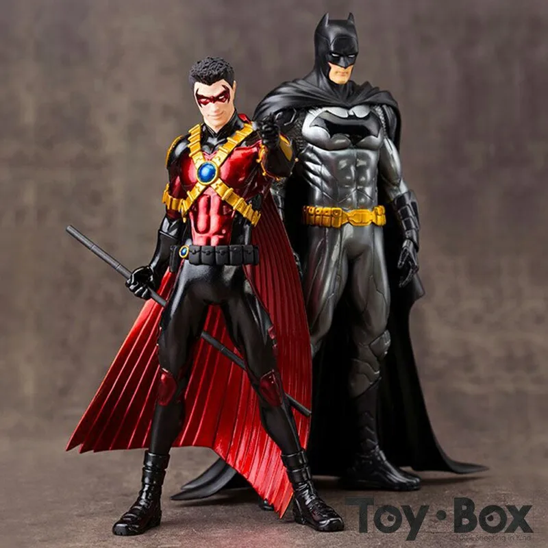 Аниме DC классический Бэтмен красный Робин мультфильм игрушка ПВХ фигурка Модель