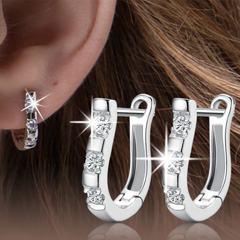 Женские сережки-арфы сережки с серебряным покрытием сережки-шнеки модные