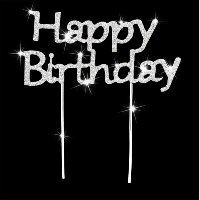 Новый Романтический Кристалл Стразы Серебряное двойное сердце любовь торт на